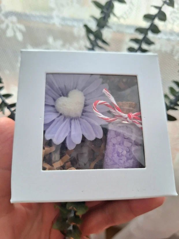Mărțișor handmade cu săpun și sare de baie